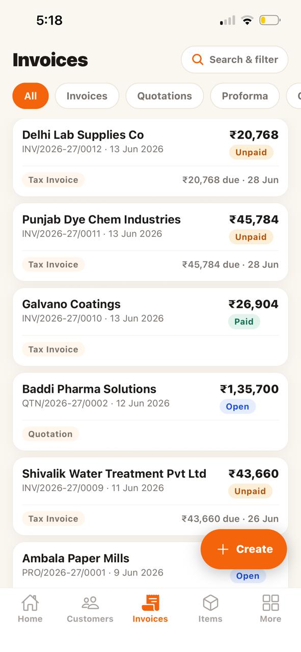 SmartVyapaar app screenshot 2